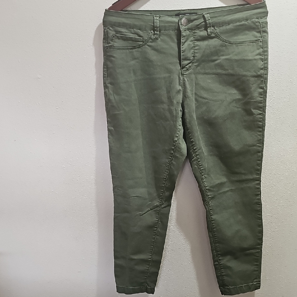 Royalty For Me Forest Green Skinny Pants